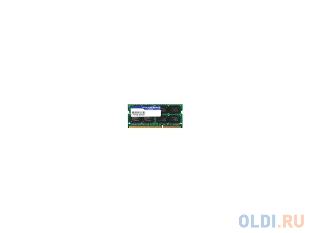 Оперативная память для ноутбука Silicon Power SP004GBSTU160N02 SO-DIMM 4Gb DDR3 1600 MHz SP004GBSTU160N02