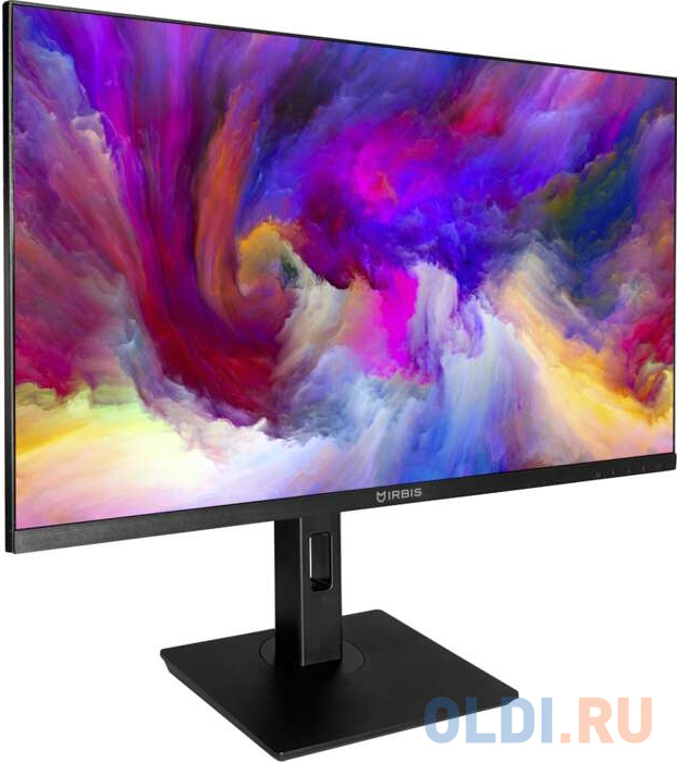 IRBIS SMARTVIEW 27'' LED Monitor 2560x1440, 16:9, IPS, 250 cd/m2, 1000:1, 3ms, 178°/178°, HDMI, DP, USB, Audio output, PJack, 75Hz, Height,