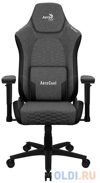Кресло для геймеров Aerocool CROWN PLUS AeroWeave Ash Black чёрный