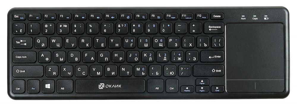 Клавиатура Oklick 830ST черный USB