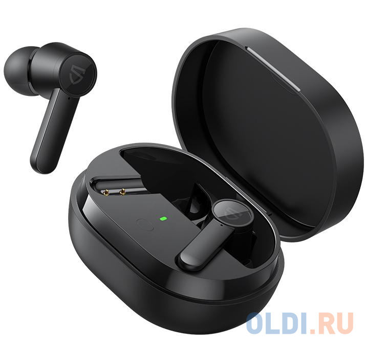 Наушники SoundPEATS TWS Q, AB1532, Bluetooth 5.0, 300мАч,d10мм, IPX5, черный в Москвe