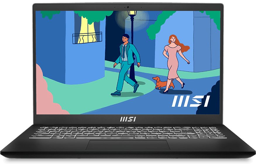 Ноутбук MSI Modern 15 B12M-235RU Black 15" (9S7-15H112-235)