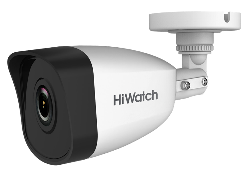 IP-камера HiWatch Ecoline IPC-B020(B) 2.8мм, уличная, корпусная, 2Мпикс, CMOS, до 1920x1080, до 25кадров/с, ИК подсветка 25м, POE, -40 °C/+60 °C, белый (IPC-B020(B) (2.8MM))