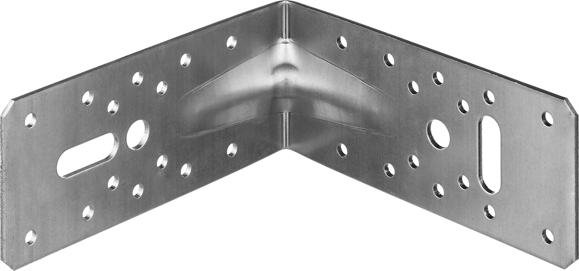 Уголок крепежный ЗУБР МАСТЕР УКУ-2.5, усиленный, 6.5 смx14.5 смx14.5 см, 2.5 мм, 1 шт. (31011-145)