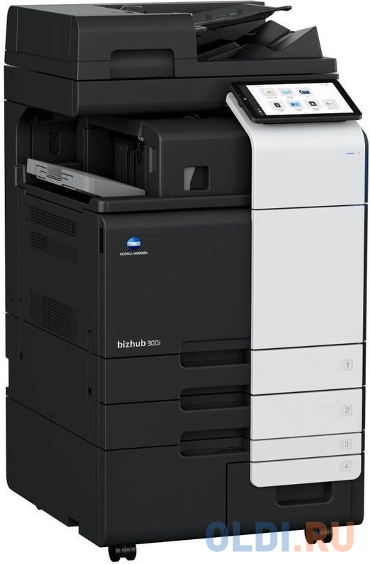 Konica Minolta bizhub 300i (МФУ, A3, 30 ppm, без крышки и ADF, без тумбы, без картриджей, без кабеля питания, запуск только инженером платно, замена A