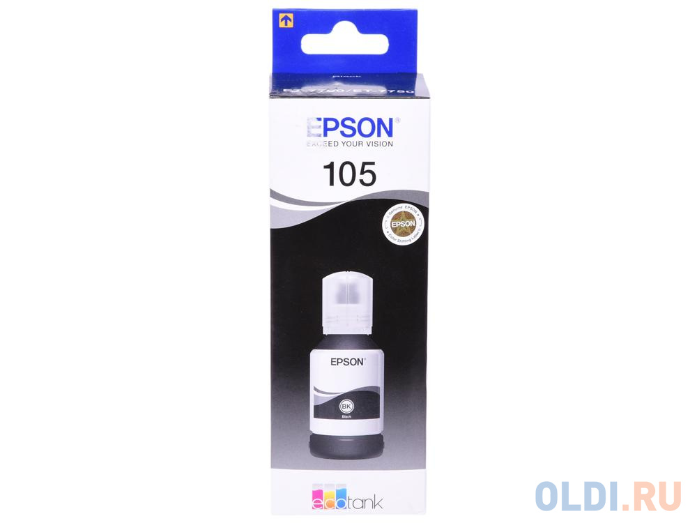 Картридж струйный Epson 105BK C13T00Q140 черный (70мл) для Epson L7160/7180 в Москвe