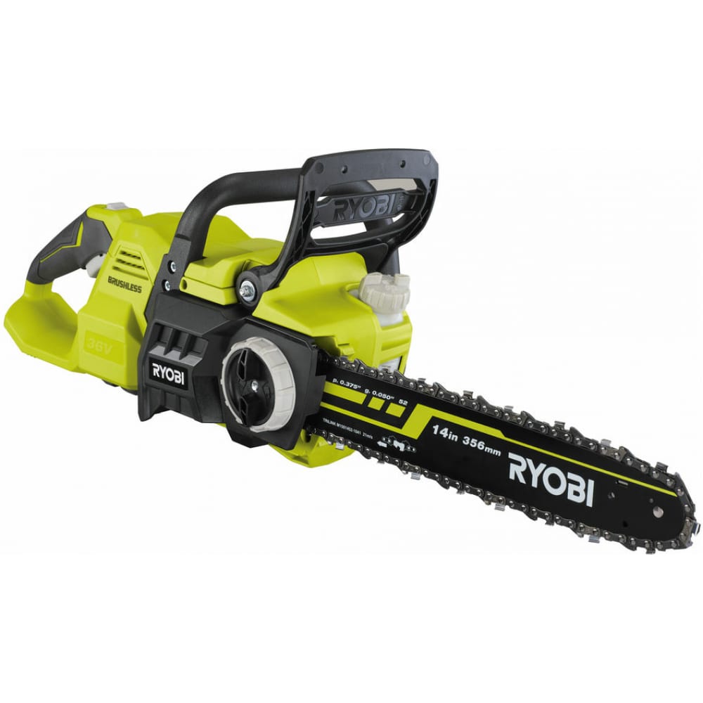 Бесщеточная цепная пила Ryobi