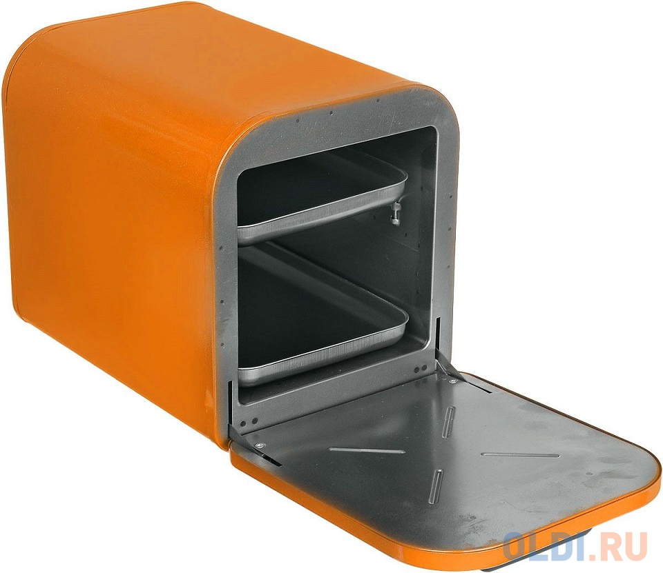 Жарочный шкаф Кедр ШЖ-0,625/220 (оранжевый, 625Вт. Отдельностоящий жарочный шкаф. Внутренний объем 10л. Вес 7кг. Время разогрева до 250 град. С: не бо