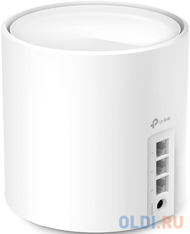 AX3000 Whole Home Mesh Wi-Fi 6 UnitSPEED: 574 Mbps at 2.4 GHz + 2402 Mbps at 5 GHzSPEC: 2? Internal Antennas, 3? Gigabit Ports (WAN/LAN auto-sensing), в Москвe