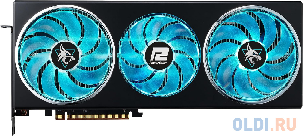 Видеокарта PowerColor PCI-E 4.0 RX7700XT 12G-L/OC AMD Radeon RX 7700XT 12288Mb 192 GDDR6 2075/20000 HDMIx1 DPx3 HDCP Ret