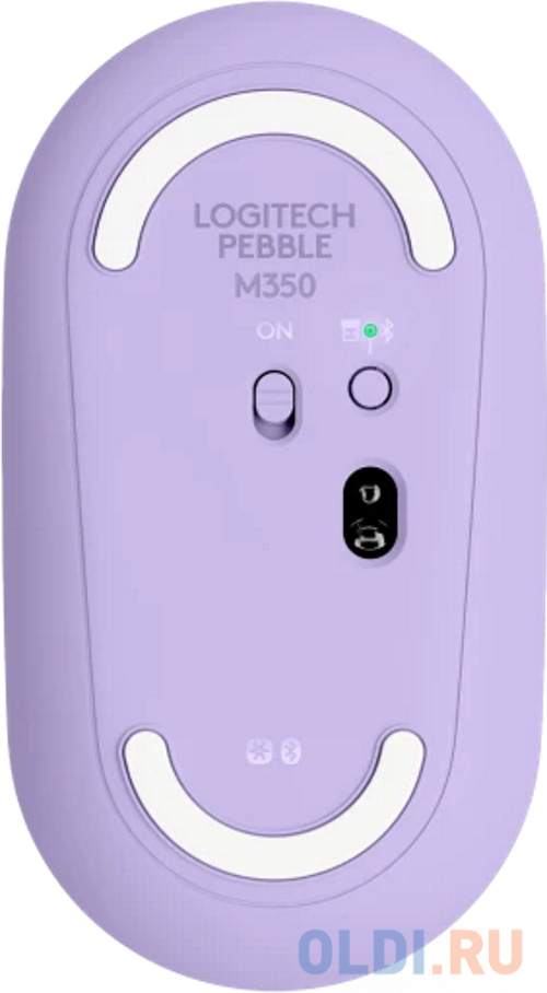 Мышь/ Logitech M350 Pebble Bluetooth Mouse - LAVENDER LEMONADE в Москвe