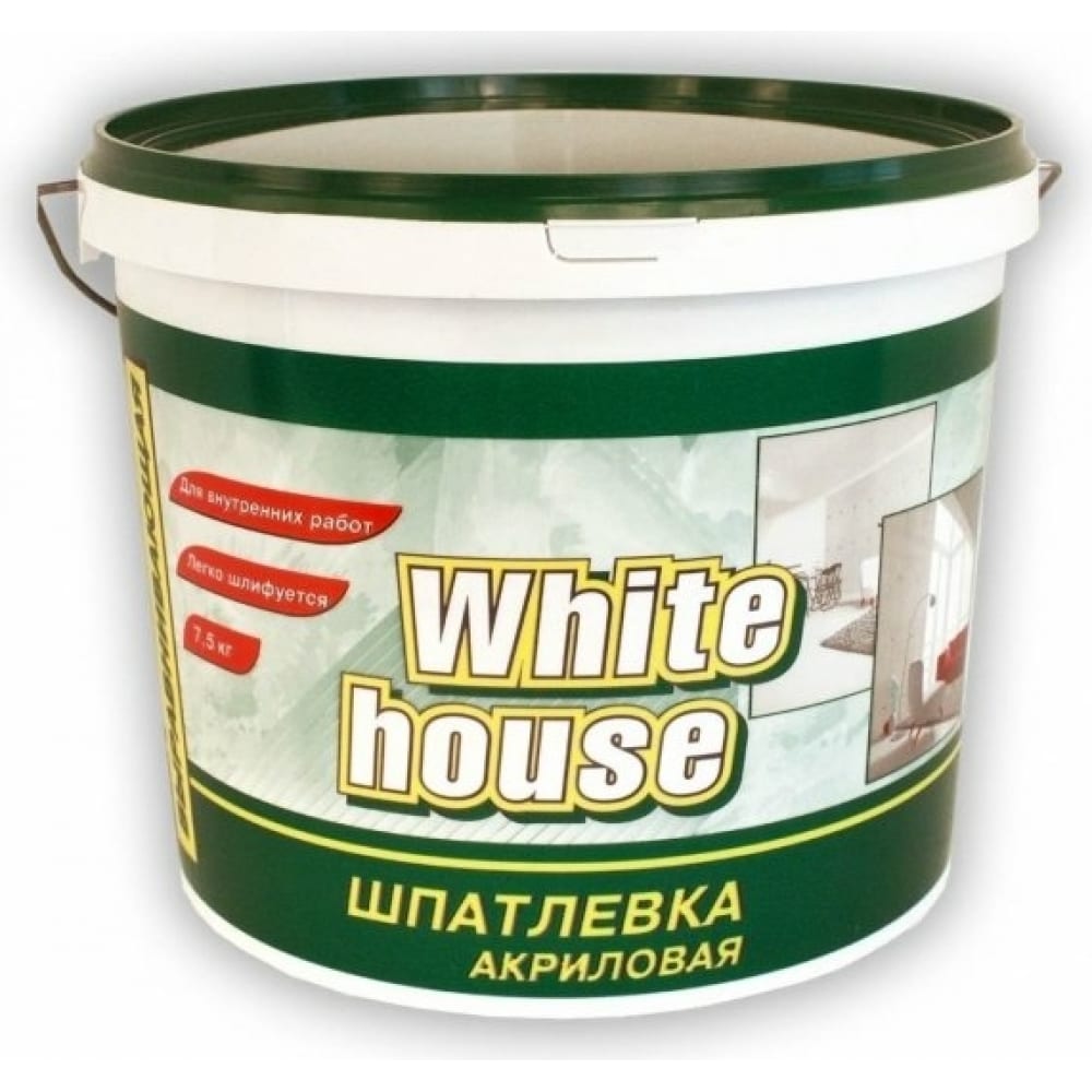 Финишная выравнивающая акриловая шпатлевка White House