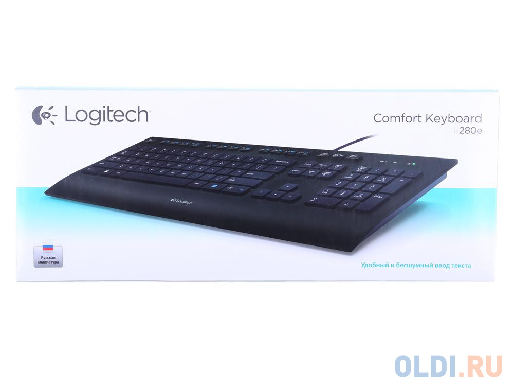 (920-005215) Клавиатура Logitech Keyboard K280E USB Retail-упаковка в Москвe