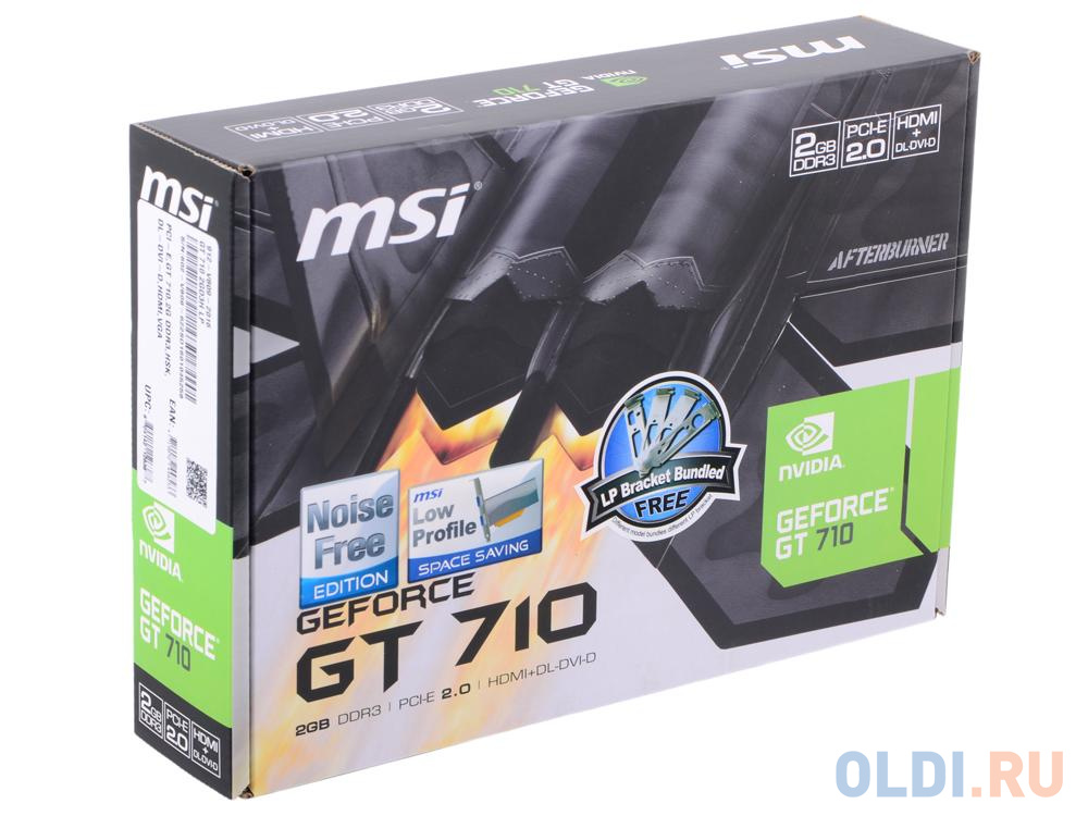 Видеокарта MSI GeForce GT 710 GT 710 2GD3H LP 2048Mb в Москвe