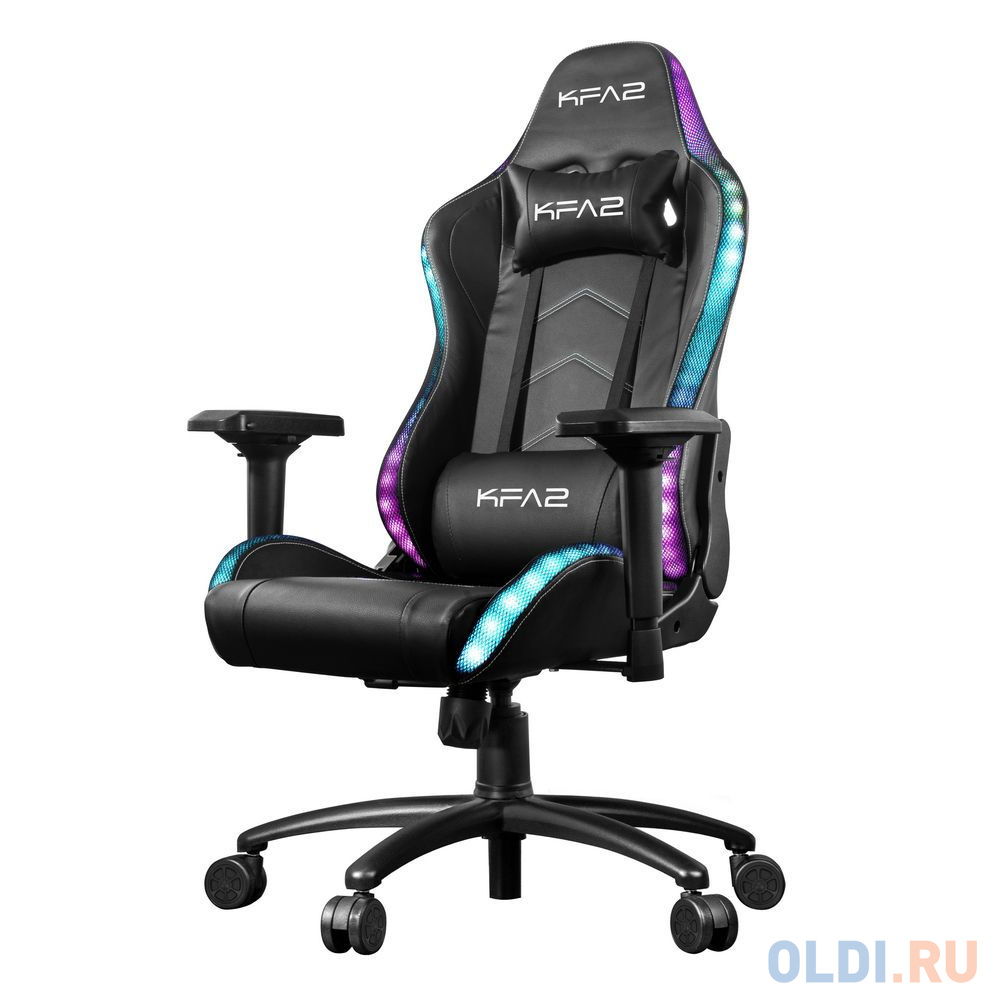 KFA2 Gaming Chair 01 RGB SE Black With RGB remote control