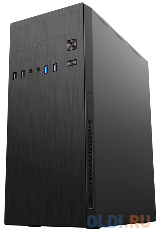 Корпус POWERMAN DA812BK USB3.0 (ATX, 500W PM-500ATX-F, USB3.0x2, USB2.0x2 + Audio, черный) <6131895>