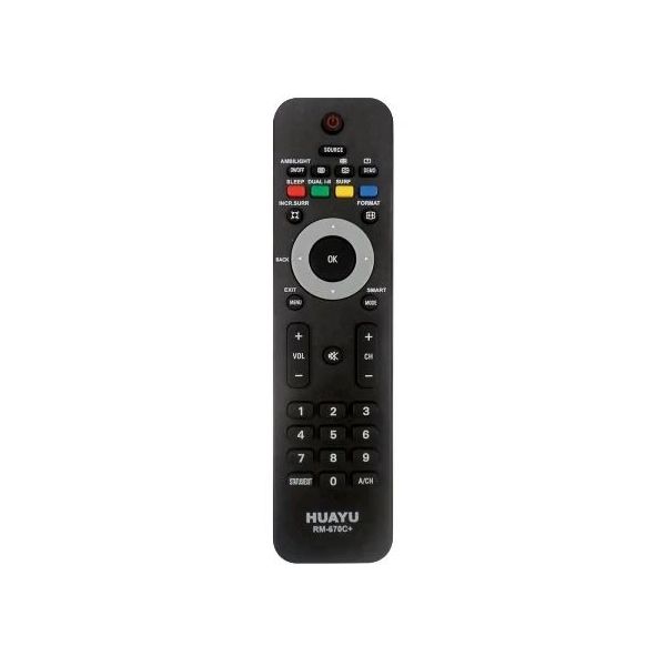 Пульт Huayu для Philips RM-670C+  корпус  RC-2143606 универсальный пульт с Ambilight