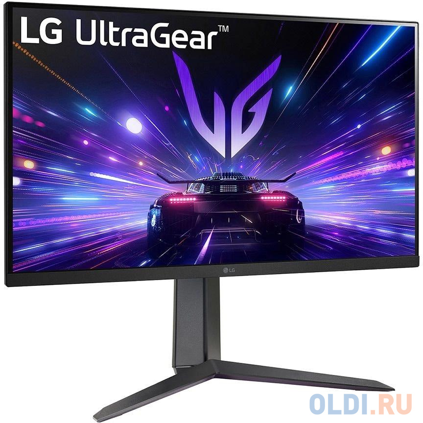 Монитор LG 27" UltraGear 27GS65F-B черный IPS LED 16:9 HDMI матовая HAS 400cd 178гр/178гр 1920x1080 180Hz FreeSync DP FHD 7.2кг в Москвe