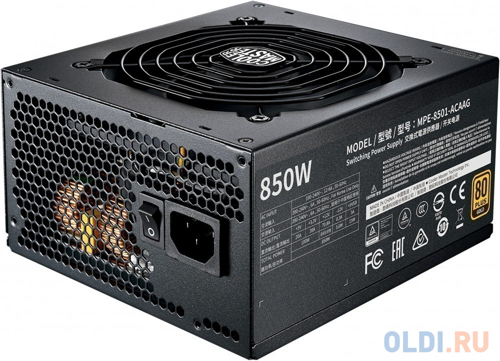 Блок питания Cooler Master MWE Gold V2 850 Вт в Москвe