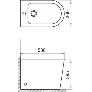 Биде напольное BelBagno Flay-R (BB1003B) в Москвe