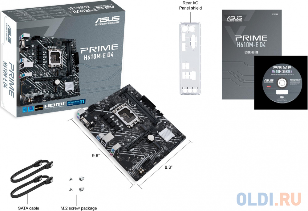 Материнская плата ASUS PRIME H610M-E D4 90MB19N0-M0EAY0