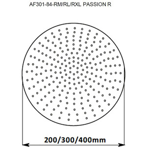 Верхний душ Aquanet AF301-84-RXL Passion R 40 (242980) в Москвe