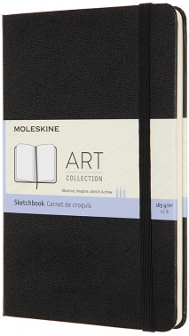 Блокнот Moleskine ART SKETCHBOOK Medium, 115x180мм, без линовки, 88 листов, черный (1139405) (1шт.) в Москвe