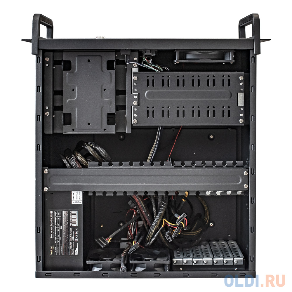 Серверный корпус ExeGate Pro 4U450-07/4U4017S <RM 19", высота 4U, глубина 450, БП 1100RADS, USB>