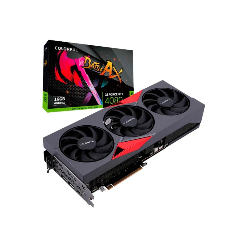 Видеокарта Colorful GeForce RTX 4080 16GB NB EX-V 2205MHz 16384Mb 22400MHz 256-bit 3xDP HDMI