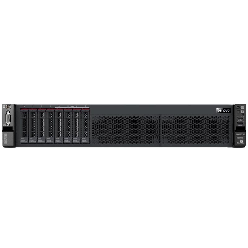 Сервер Lenovo ThinkSystem SR650 V2, 1xIntel Xeon Silver 4310 (up2), 1x32Gb RAM, noHDD, 8x3.5" HS, 9350-8i, noDVD, 4xGLAN, XCC Standard, 2x750 Вт (up2), 2U (7Z73T0U100)