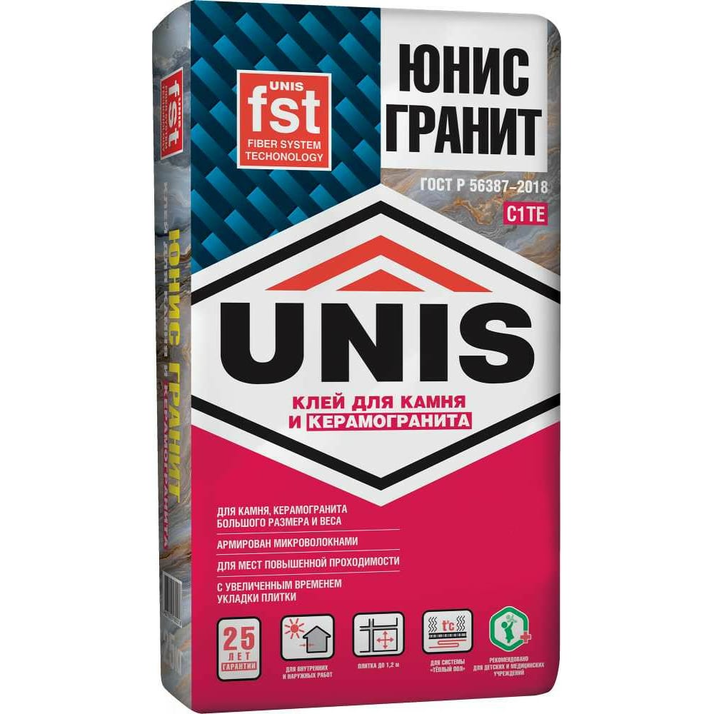 Плиточный клей UNIS