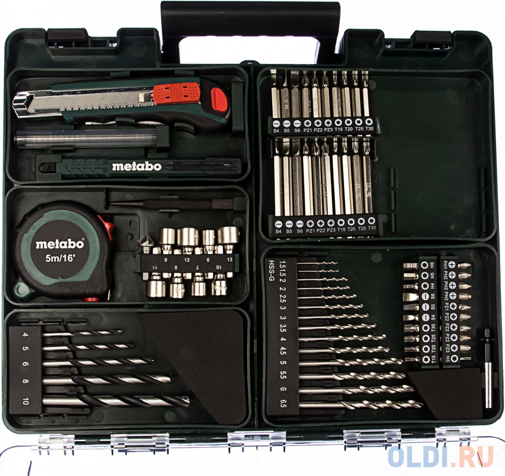 Аккумуляторная дрель-шуруповерт Metabo BS 18 LT Set 602102600 в Москвe