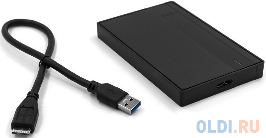 Внешний жесткий диск 2.5" 2 Tb USB 3.0 Mirex Uley Dark черный