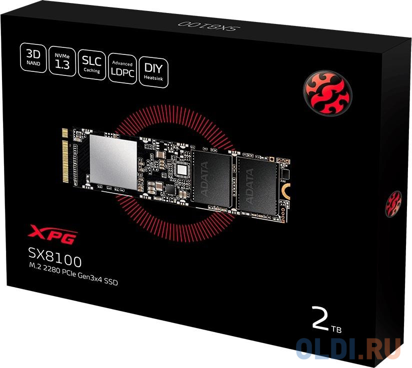 SSD накопитель A-Data SX8100 1 Tb PCI-E 3.0 x4