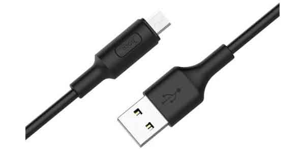 Дата-кабель Hoco X25 Soarer, USB - MicroUSB, черный (80121)