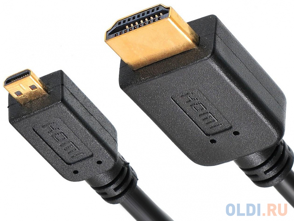 Кабель HDMI - microHDMI 3.0м Buro MICROHDMI-HDMI-3 черный