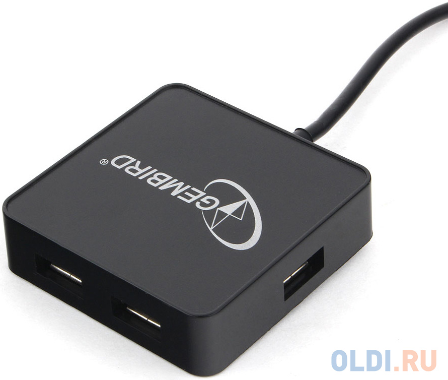 USB hub USB 2.0 Gembird UHB-242 4 x USB 2.0 черный