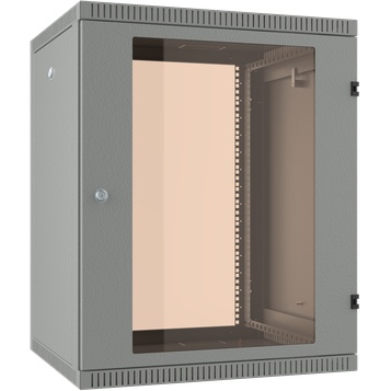 Шкаф телекоммуникационный настенный 15U 600x350 мм, стекло, серый, разборный, C3 Solutions WALLBOX 15-63 G (NT084700)