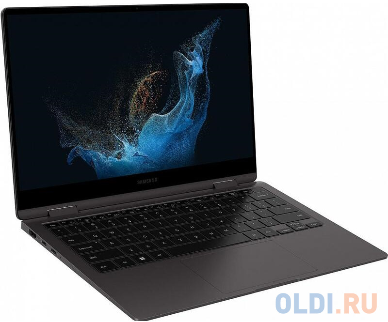 Ноутбук Samsung Galaxy Book2 360 2in1 i5-1235U/8Gb/256Gb/13.3" FHD AMOLED Touch/FPR/Win11/Graphite