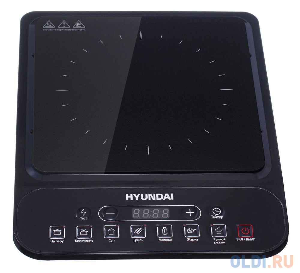 Индукционная электроплитка Hyundai HYC-0101 чёрный