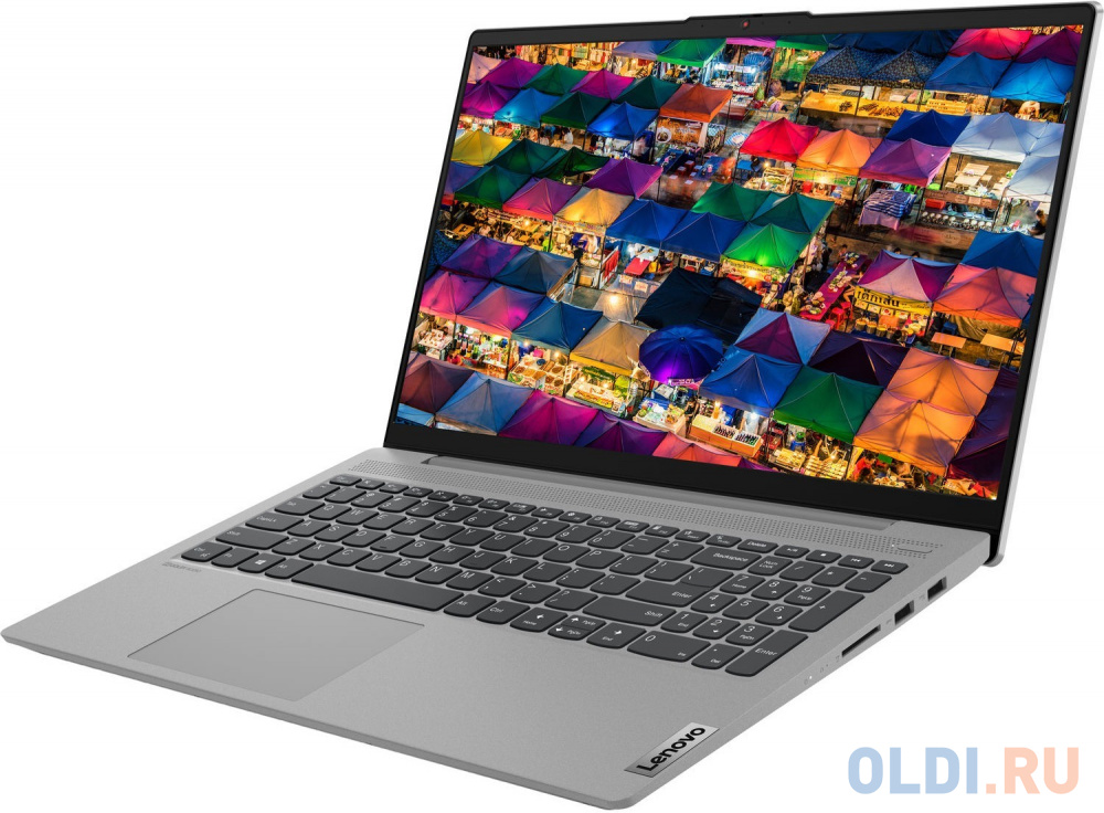 Ноутбук Lenovo IP5 15ALC05 Ryzen 5 5500U/8Gb/SSD512Gb/15.6&quot;/IPS/FHD/noOS/grey (82LN00HMPB)