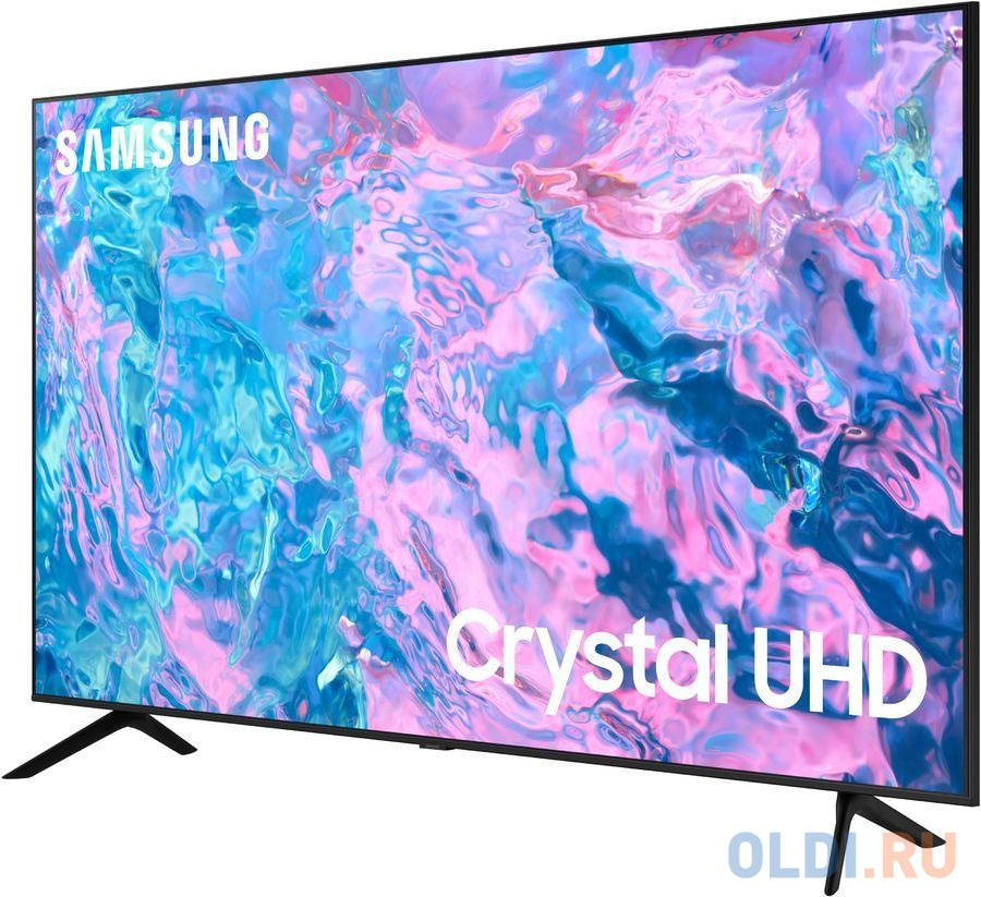 43" Телевизор Samsung UE43CU7100UXRU, Crystal UHD, 4K Ultra HD, черный, СМАРТ ТВ, Tizen OS