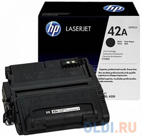 Картридж HP Q5942A Q5942A Q5942A 10000стр Черный