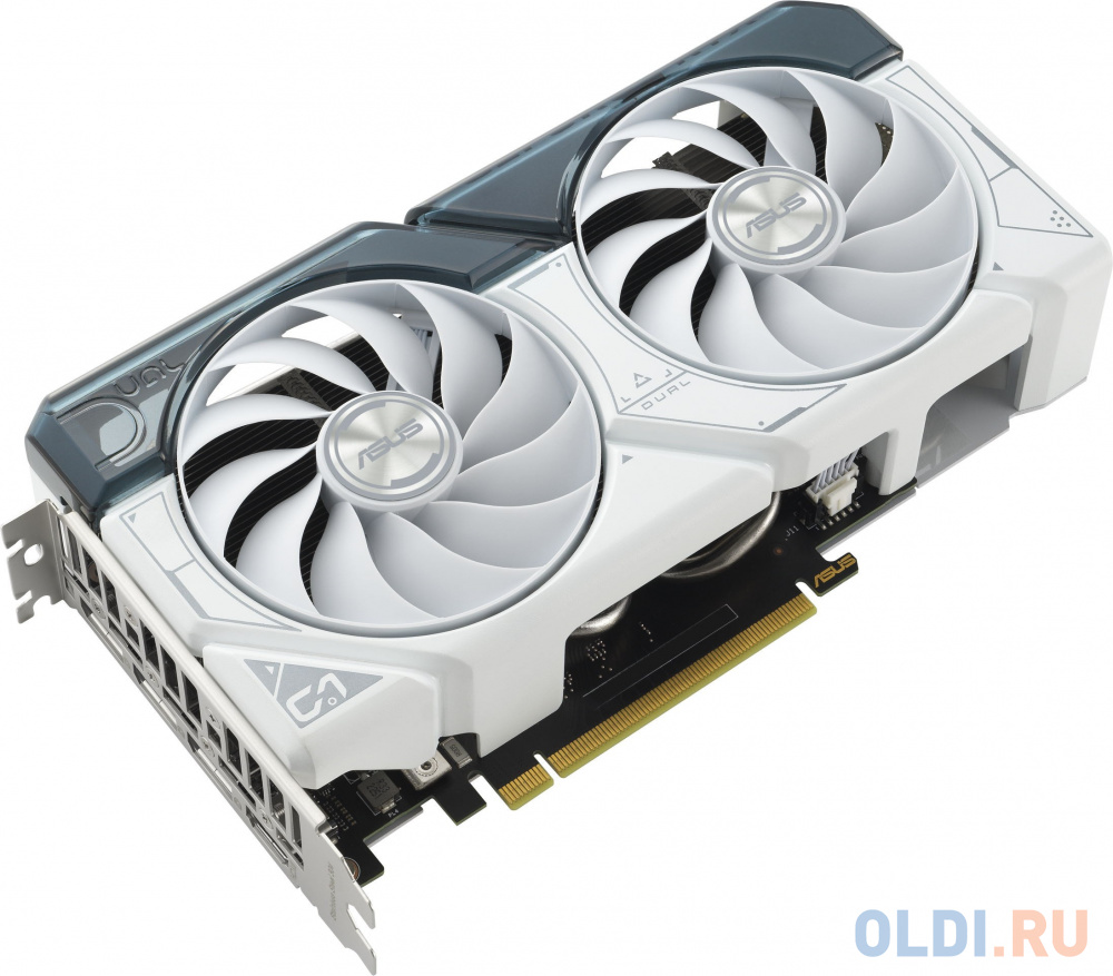 Видеокарта ASUS nVidia GeForce RTX 4060 Ti Dual White OC 8GB 8192Mb