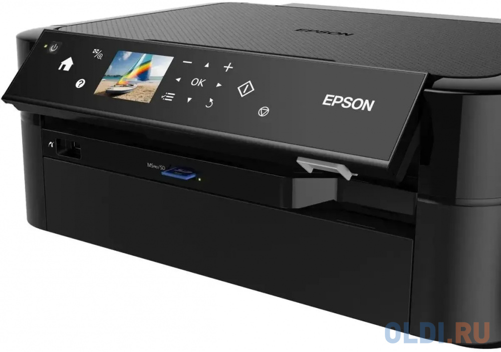 МФУ струйный Epson L850 black (A4, 6цв., принтер/сканер/копир, 5760х1440dpi, 37(38)ppm, СНПЧ, USB) (C11CE31404) в Москвe