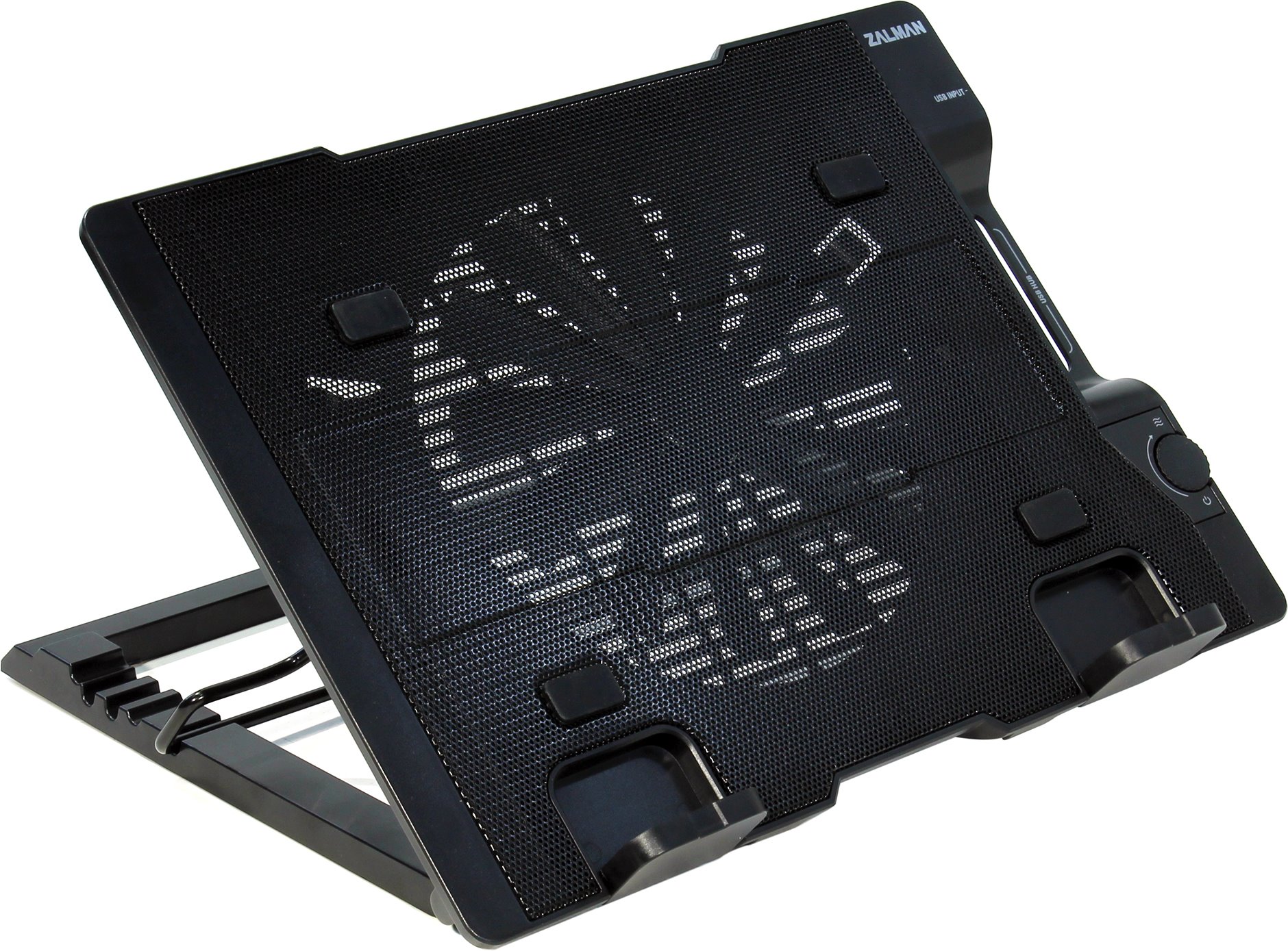 Охлаждающая подставка для ноутбука 17" Zalman ZM-NS2000, вентилятор: 200, 3xUSB, алюминий