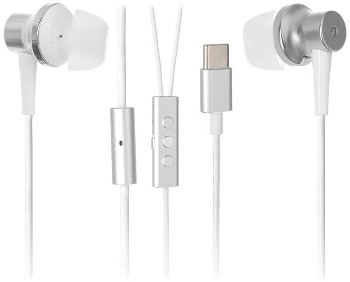 Проводная гарнитура Xiaomi Type-C Earphones, белый (BHR8931GL)