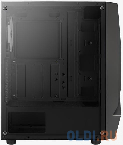 Корпус ATX Aerocool SCAPE-G-BK-v2 Без БП чёрный в Москвe