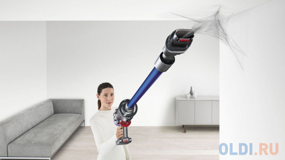 Пылесос Dyson SV28 V11 Vaccum голубой/никель