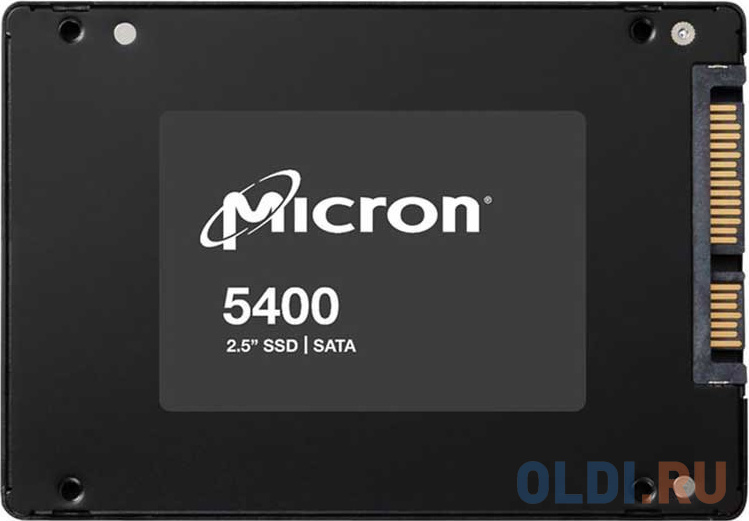 Micron SSD 5400 MAX, 960GB, 2.5" 7mm, SATA3, 3D TLC, R/W 540/520MB/s, IOPs 95 000/65 000, TBW 8760, DWPD 5 (12 мес.)